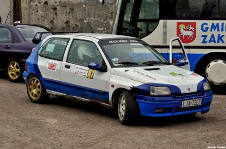 Adam Grycan i Marek Kaczmarek - Renault Clio.